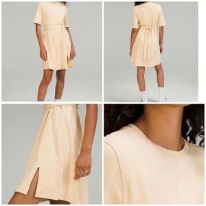 LULULEMON front wrap T-Shirt Dress